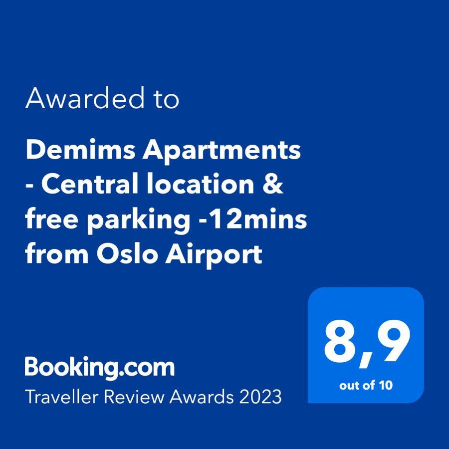 Demims Apartments Lillestrom - Central Location & Parking Zewnętrze zdjęcie
